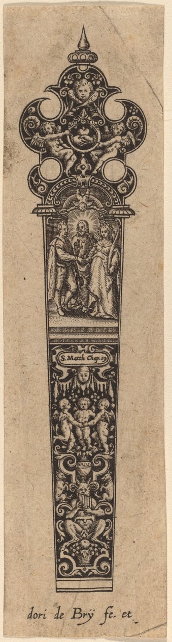 Ornement pour Manche de Couteau - Theodor de Bry