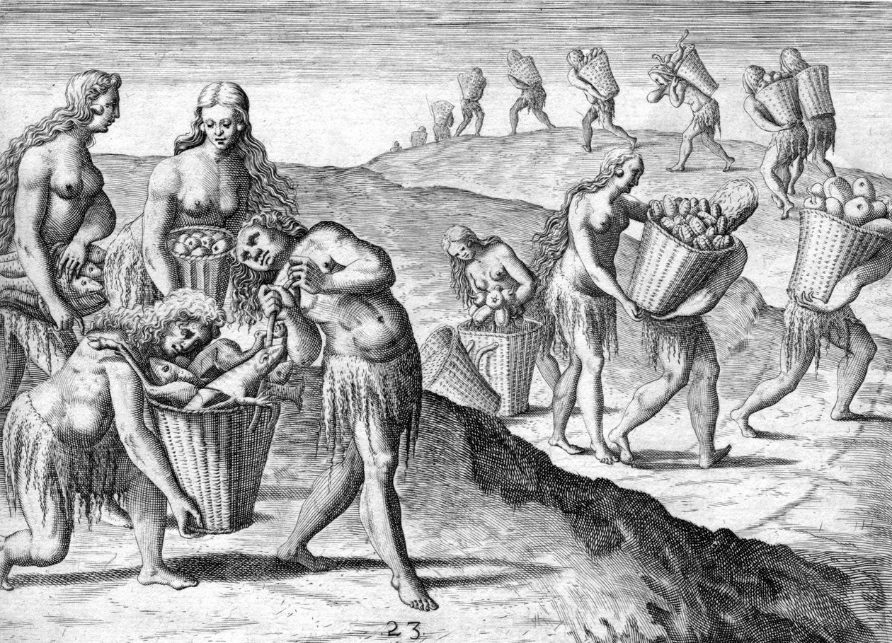 Tribu des Indiens Timucua - Theodor de Bry