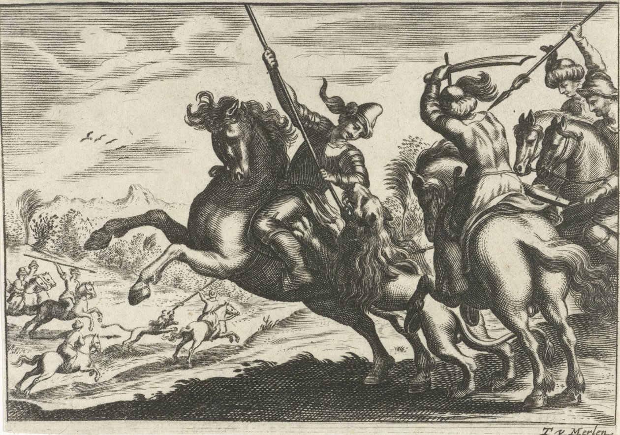 Chasse aux lions - Theodor van Merlen (II)