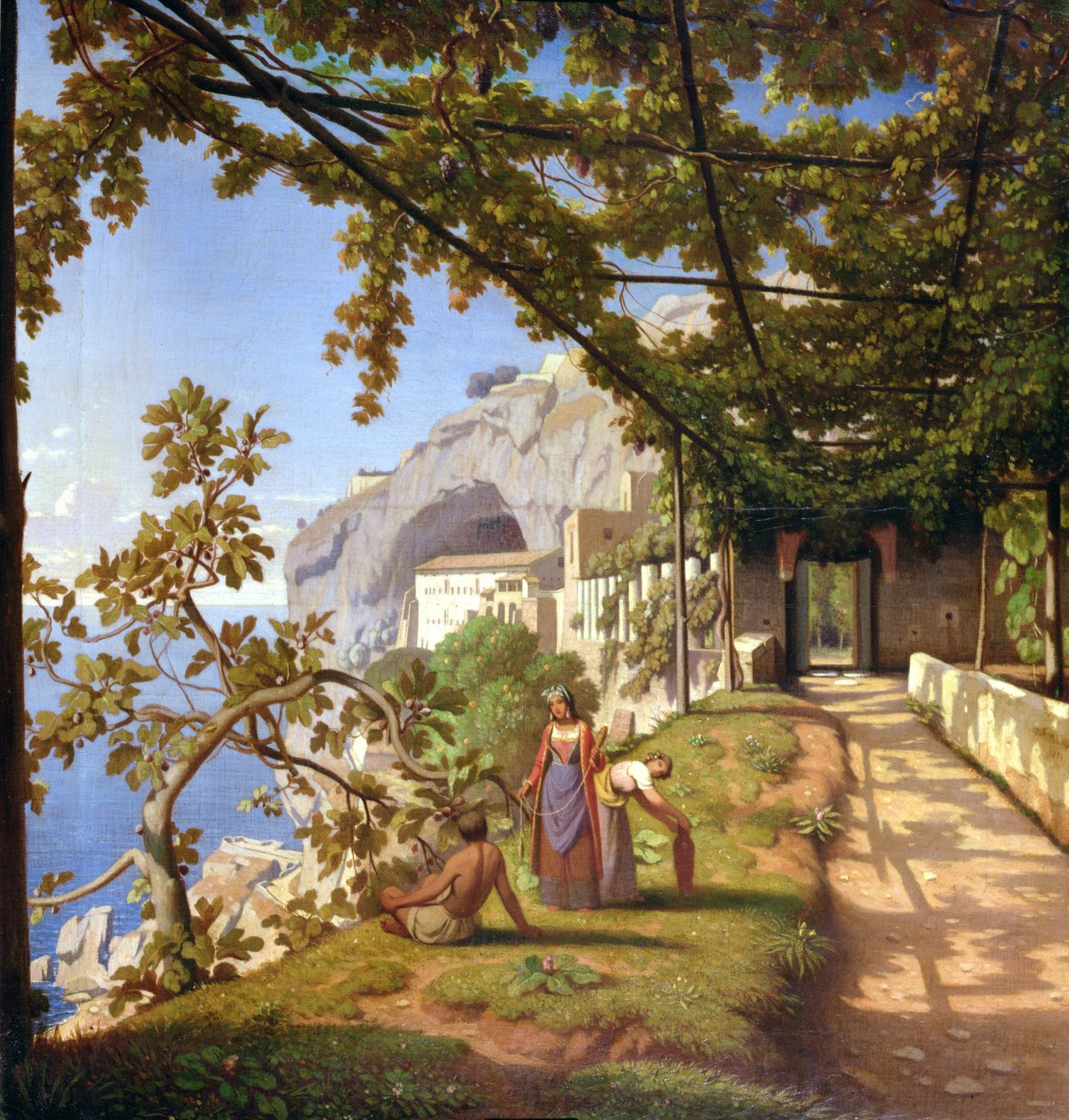 Vue de Capri - Theodore Caruelle d Aligny