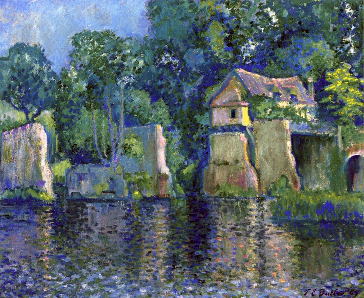 Vernon, près de Giverny - Theodore Earl Butler