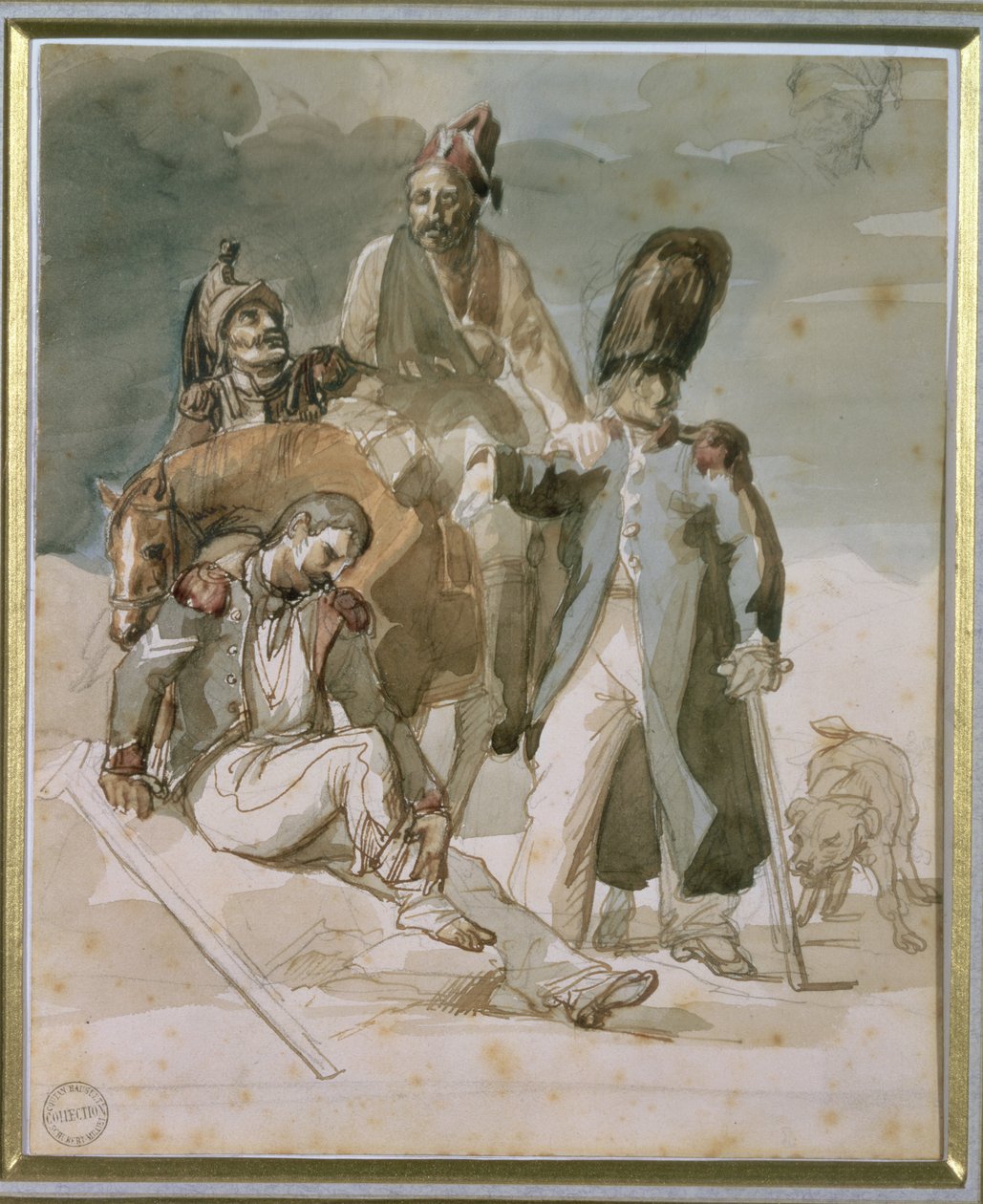 Épisode de la retraite de Napoléon de Russie en 1812 - Theodore Gericault