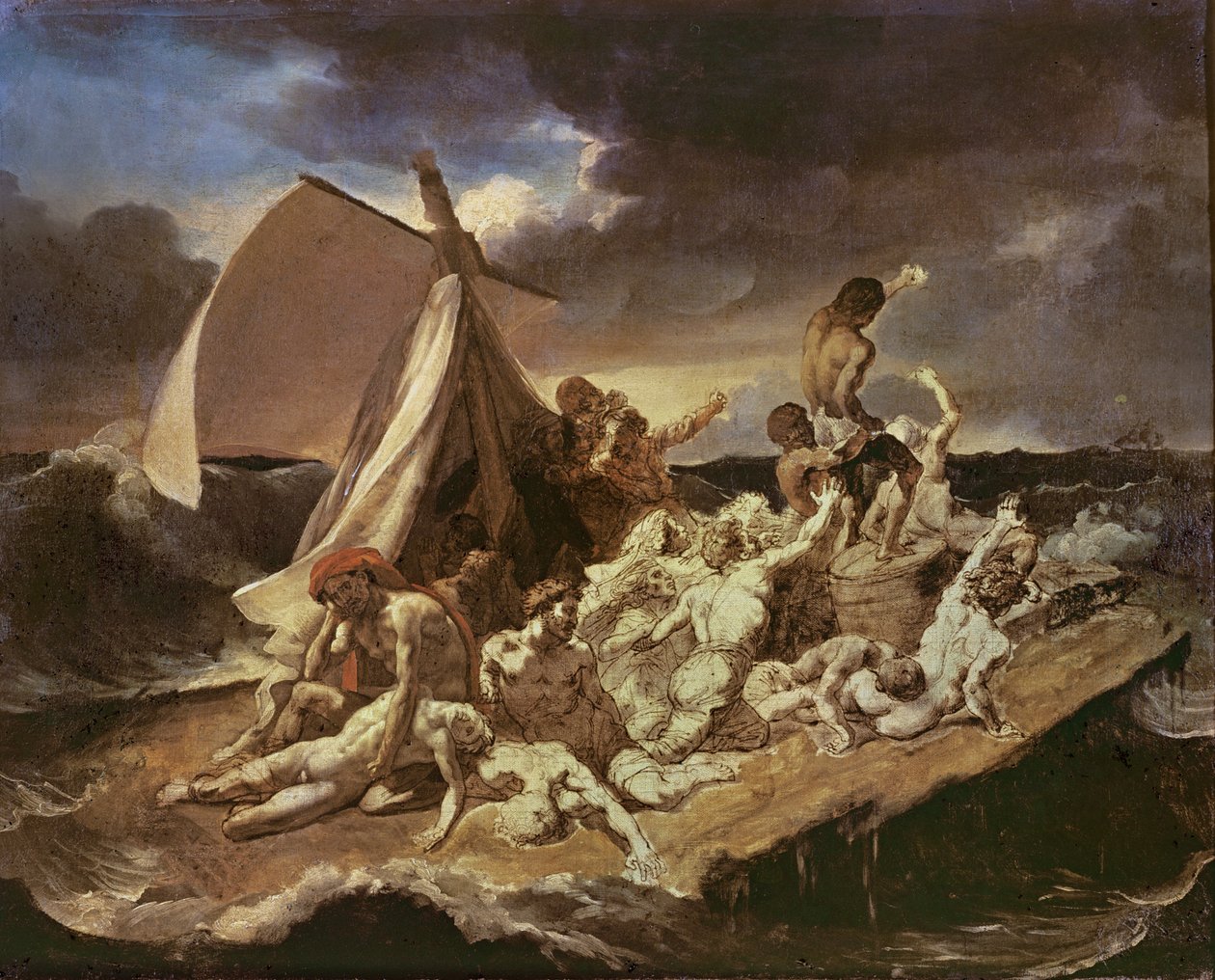 Deuxième étude pour Le Radeau de la Méduse - Theodore Gericault