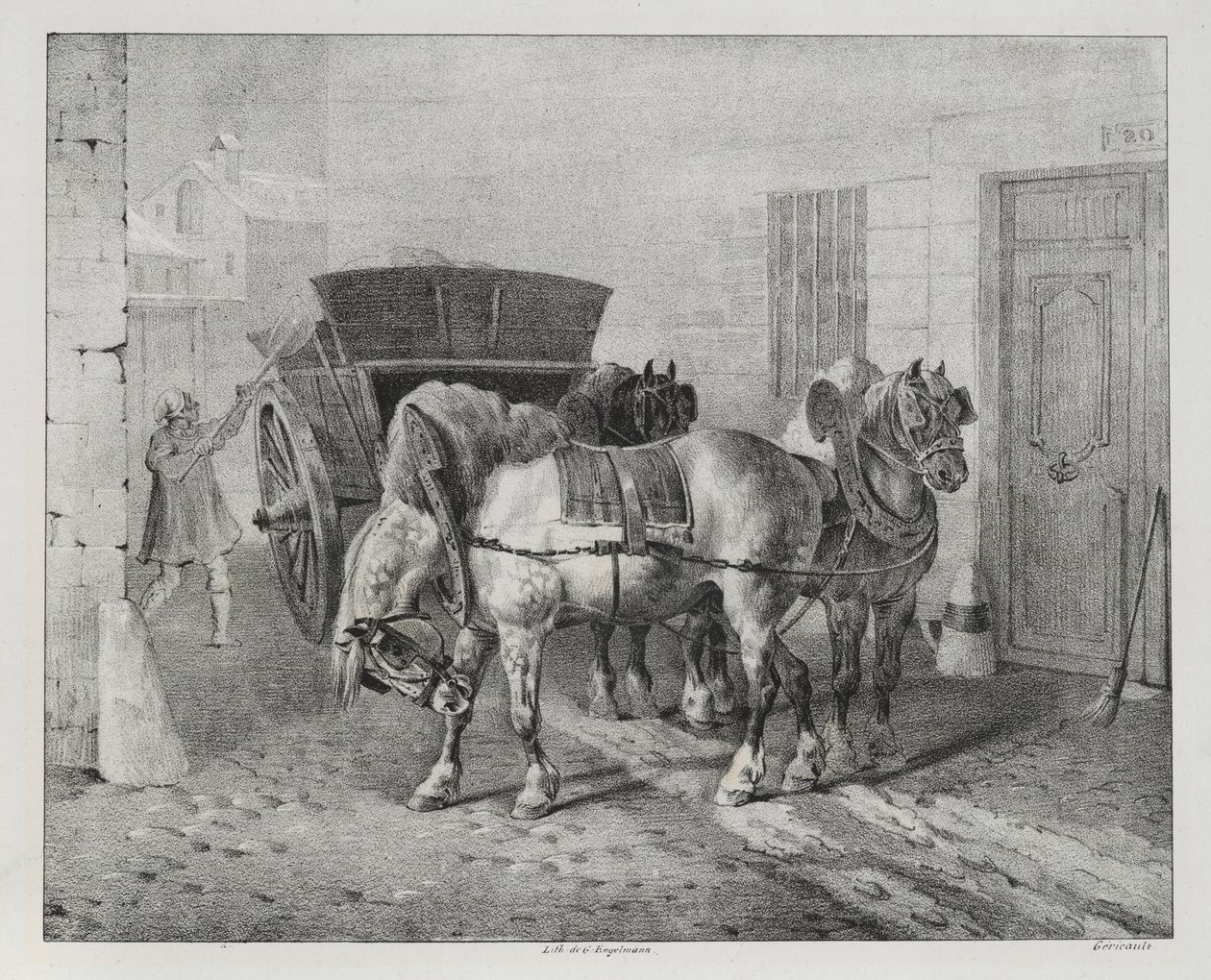 Les Éboueurs, 1822 - Theodore Gericault