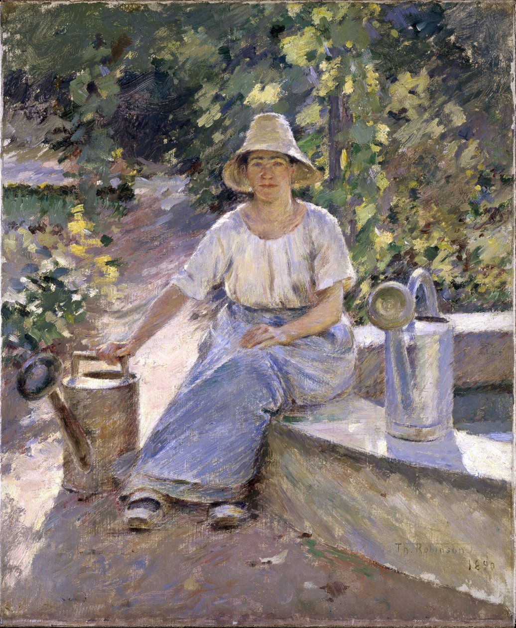 Les arrosoirs, 1890 - Theodore Robinson