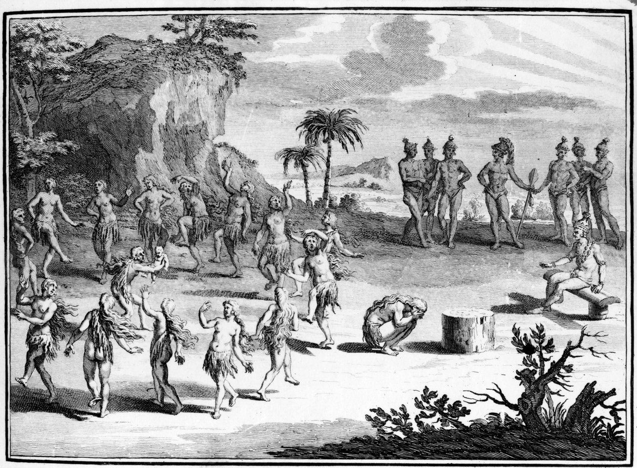 Sacrifice que les Floridiens font au Soleil de leur premier-né, illustration de 