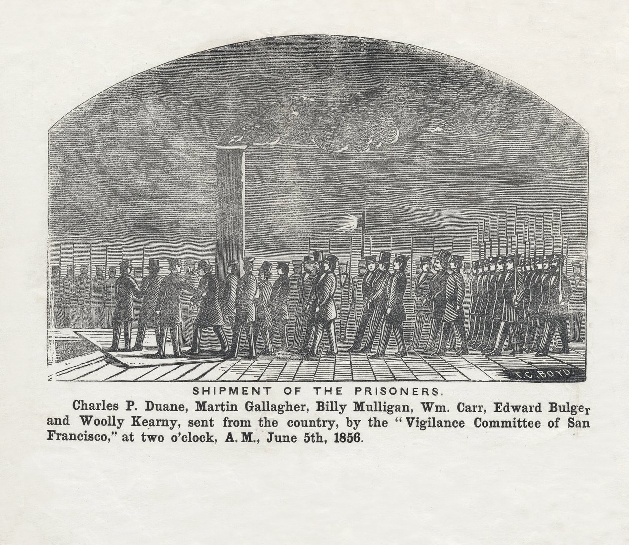 Expédition des prisonniers, pub. 1856 - Theodore C. Boyd