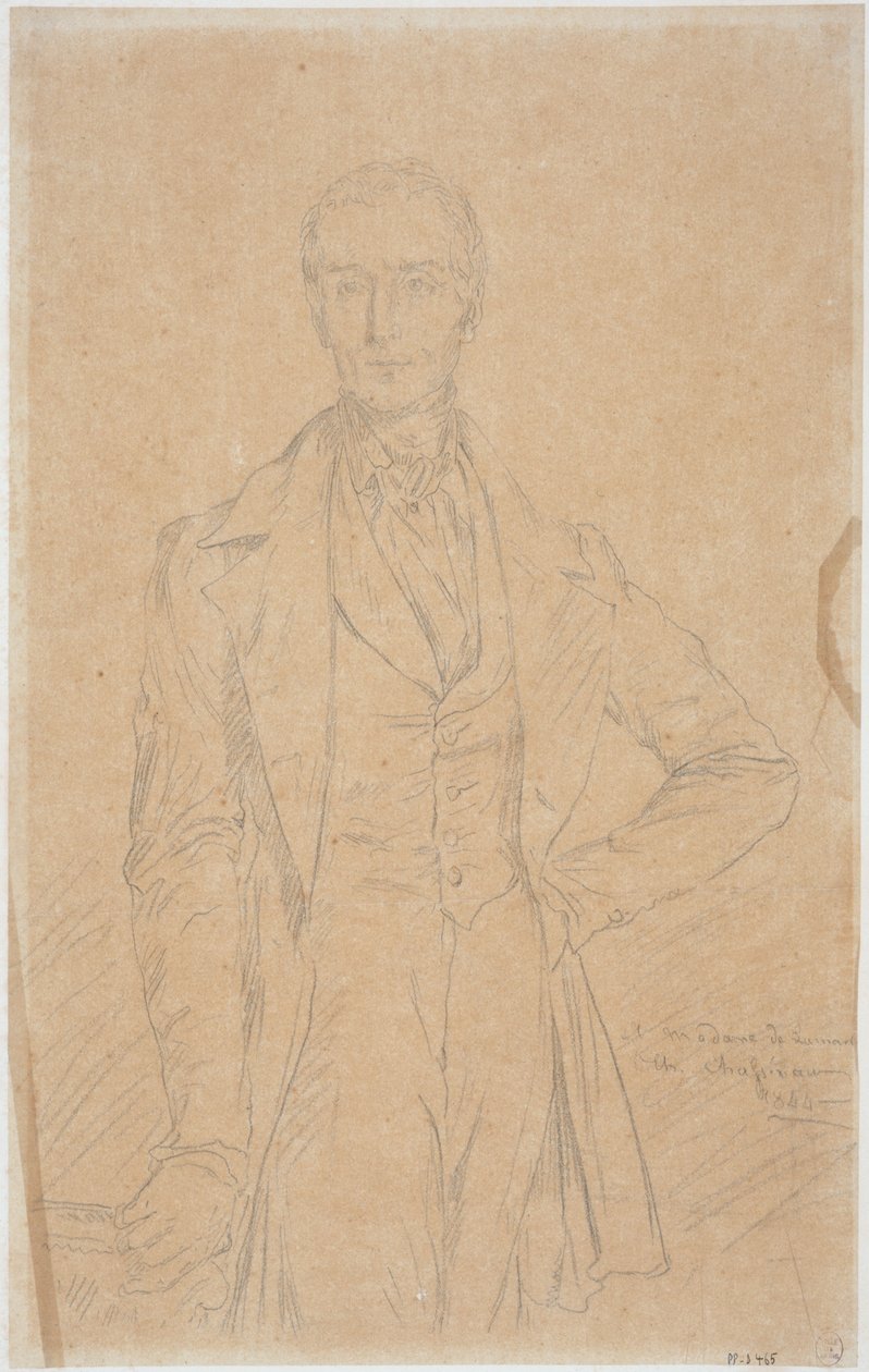 Alphonse de Lamartine - Théodore Chassériau