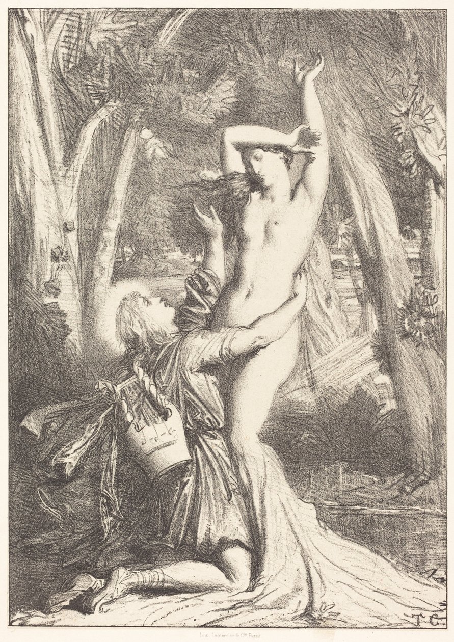 Apollon et Daphné - Théodore Chassériau