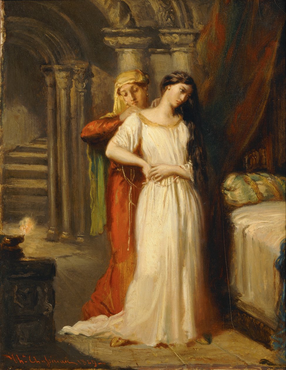 Le coucher de Desdemone - Desdemona goes to bed ... - Théodore Chassériau