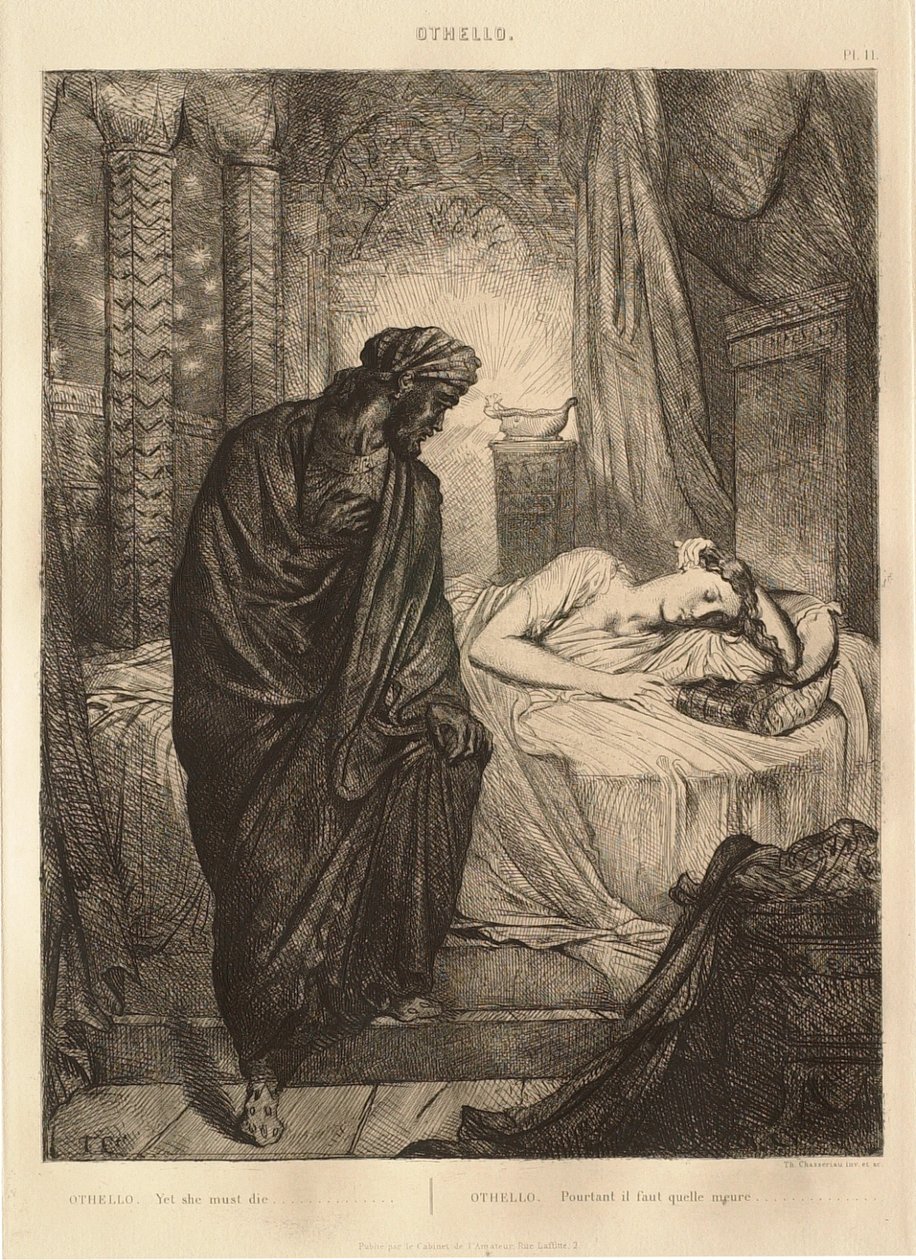 Suite Othello : no 11 (acte 5, scène 2 : Othello près du lit de Desdémone) - Théodore Chassériau
