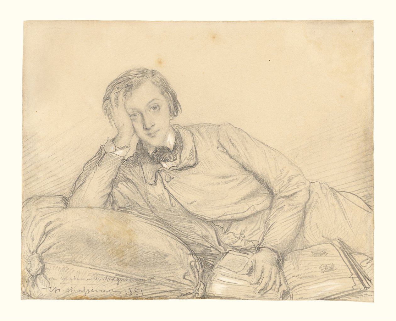 Portrait de Raymond de Magnoncourt - Théodore Chassériau