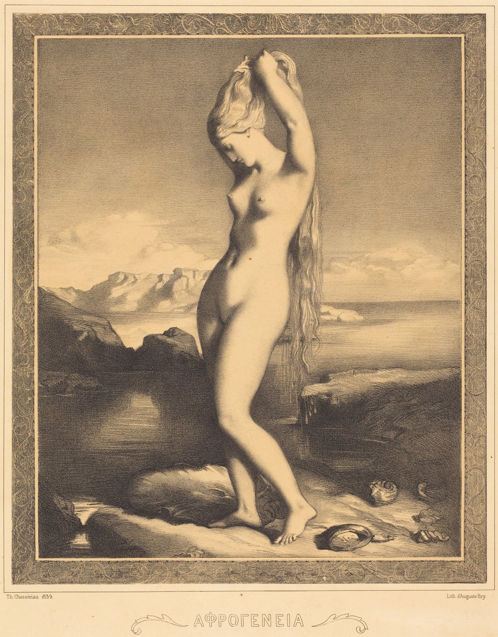 Vénus Anadyomène - Théodore Chassériau