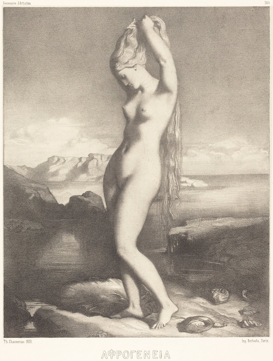 Vénus Anadyomène - Théodore Chassériau