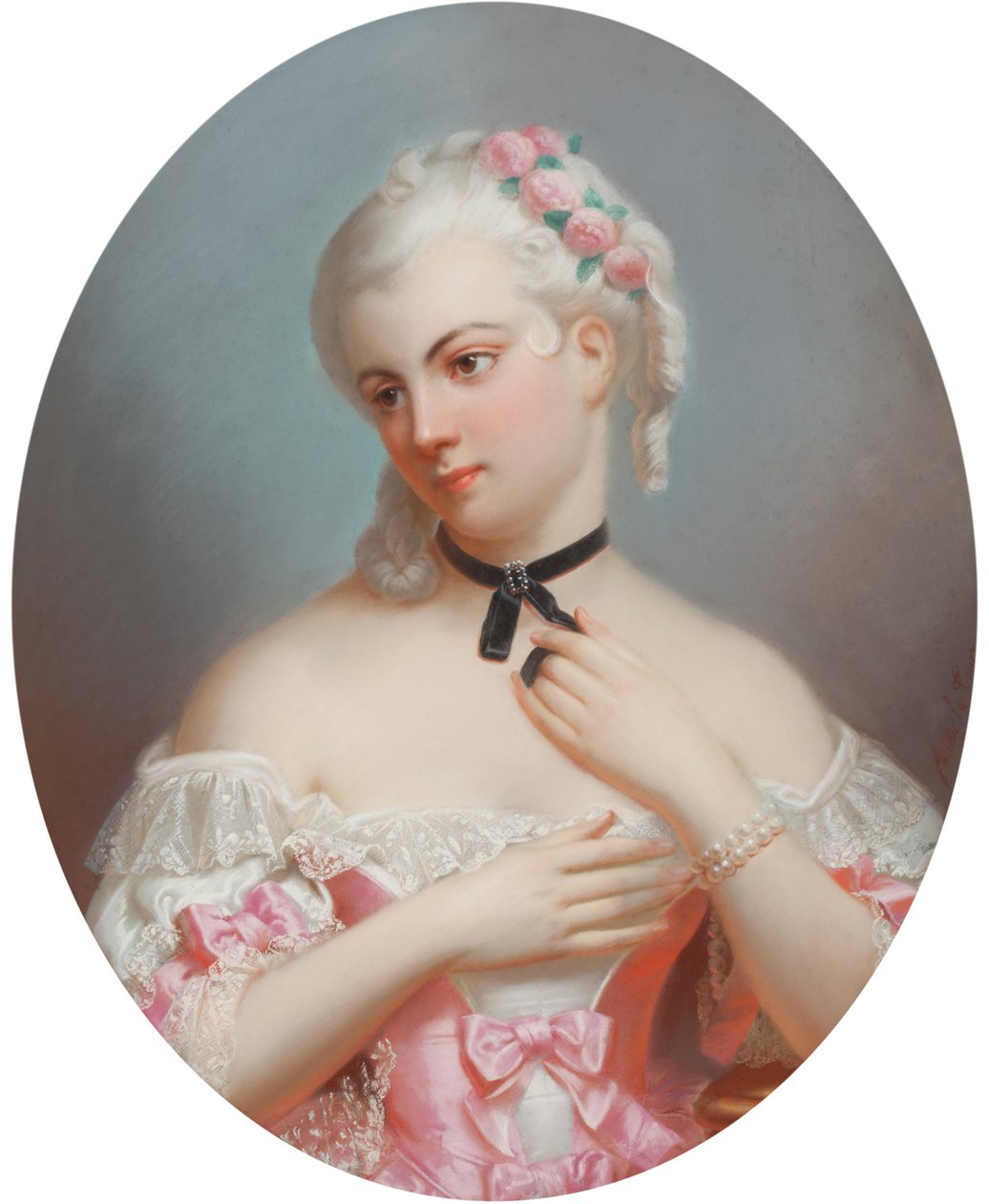 Louise Élisabeth de France (1727-1759) - Theodore Fantin Latour