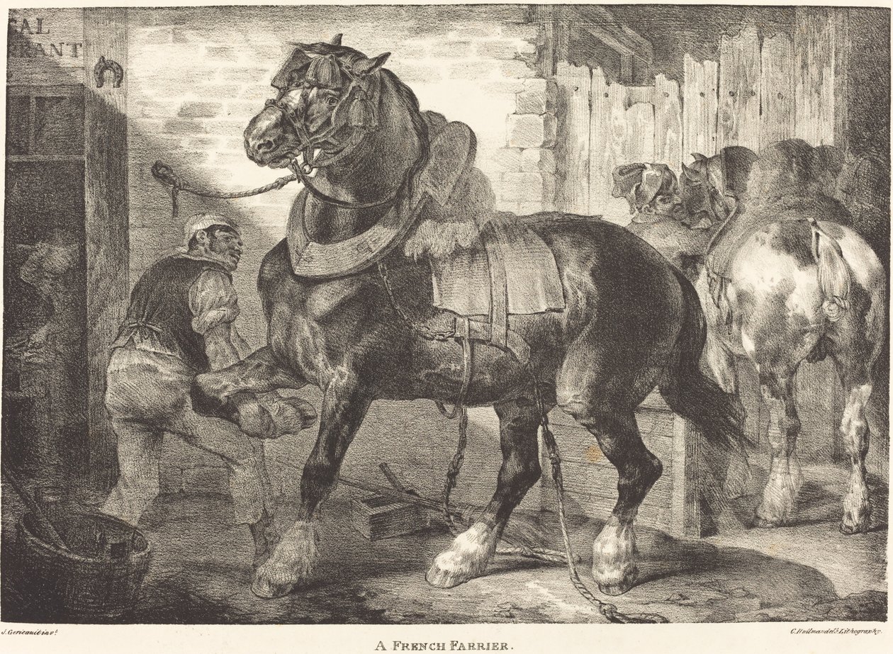 Un maréchal-ferrant français - Theodore Gericault