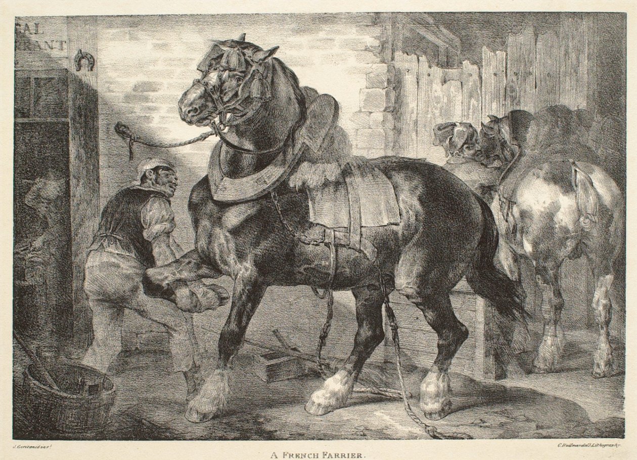 Un maréchal-ferrant français - Theodore Gericault