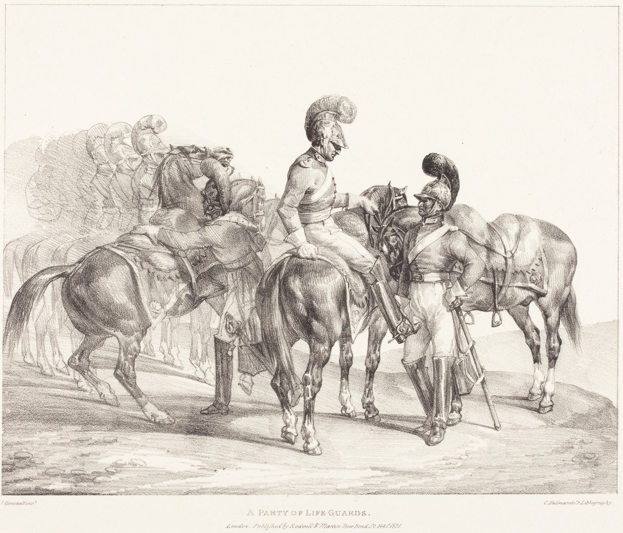 Une équipe de maîtres-nageurs sauveteurs - Theodore Gericault