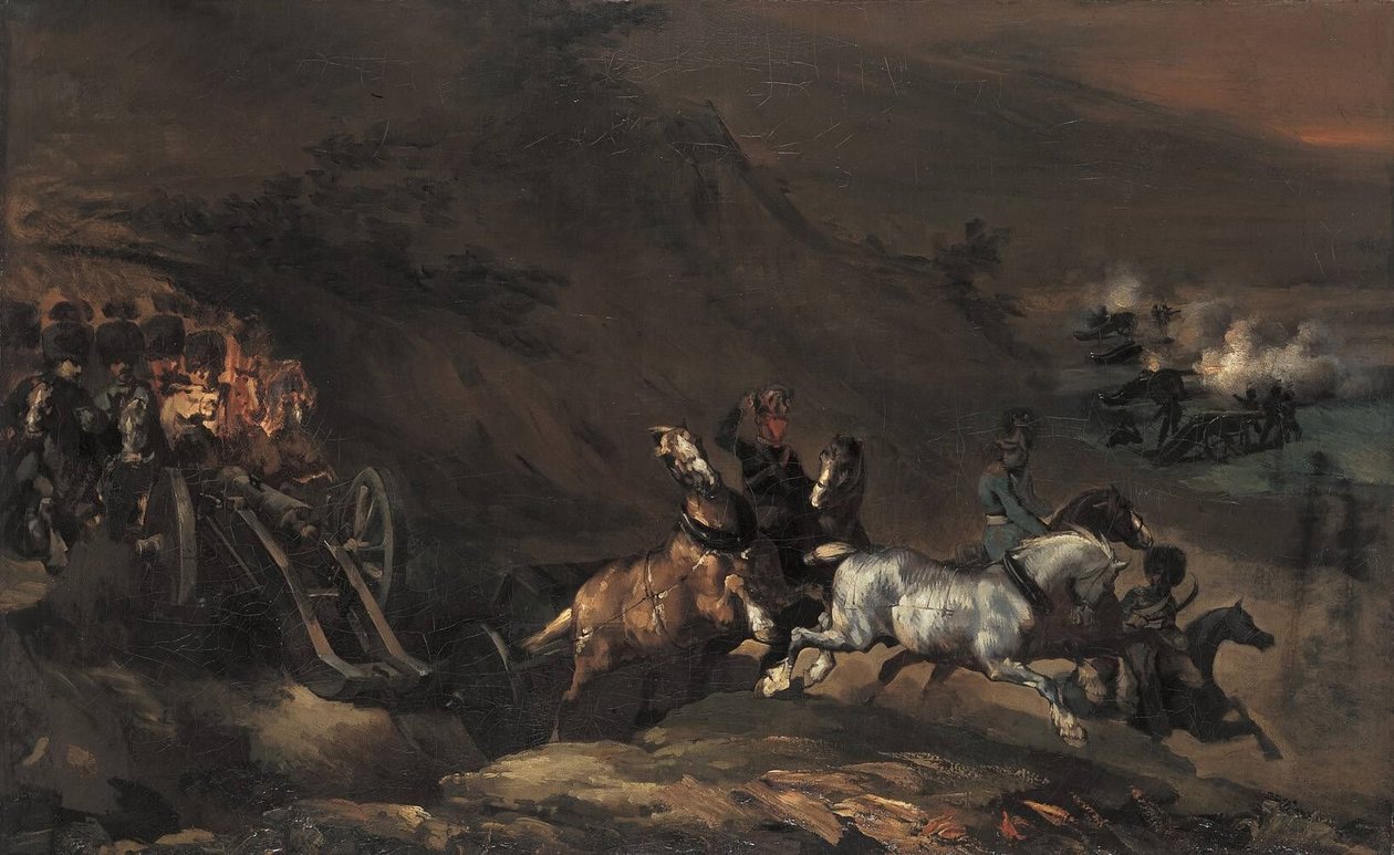 Artillerie en marche - Theodore Gericault
