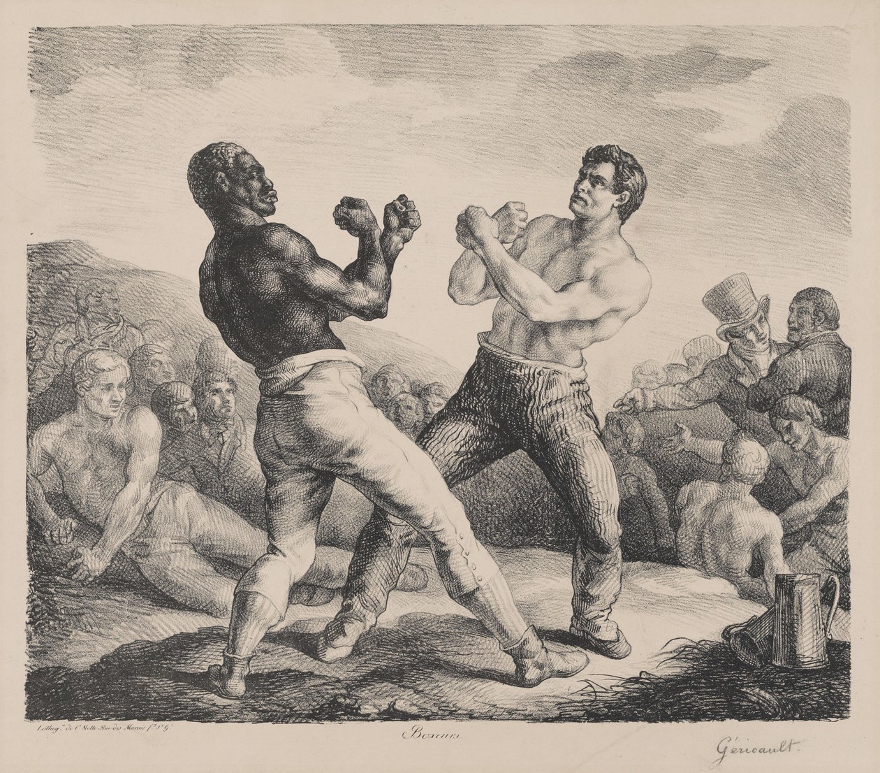 Boxeurs (Boxers) - Theodore Gericault