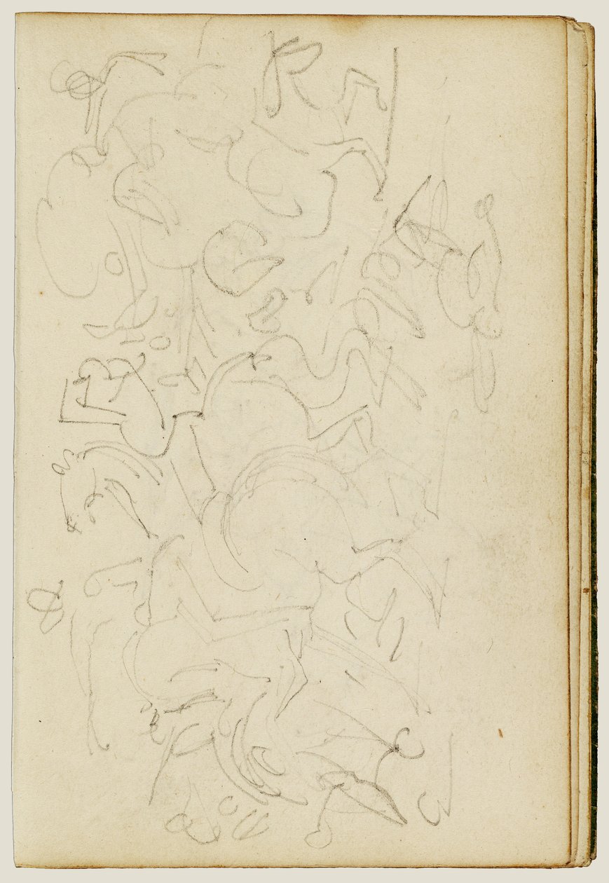 Escarmouche de cavalerie - Theodore Gericault