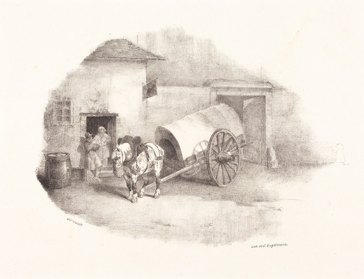 Cheval de charrette sorti des Limons - Theodore Gericault