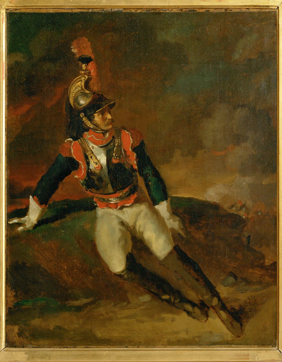 Cuirassier blesse, esquisse ... - Theodore Gericault