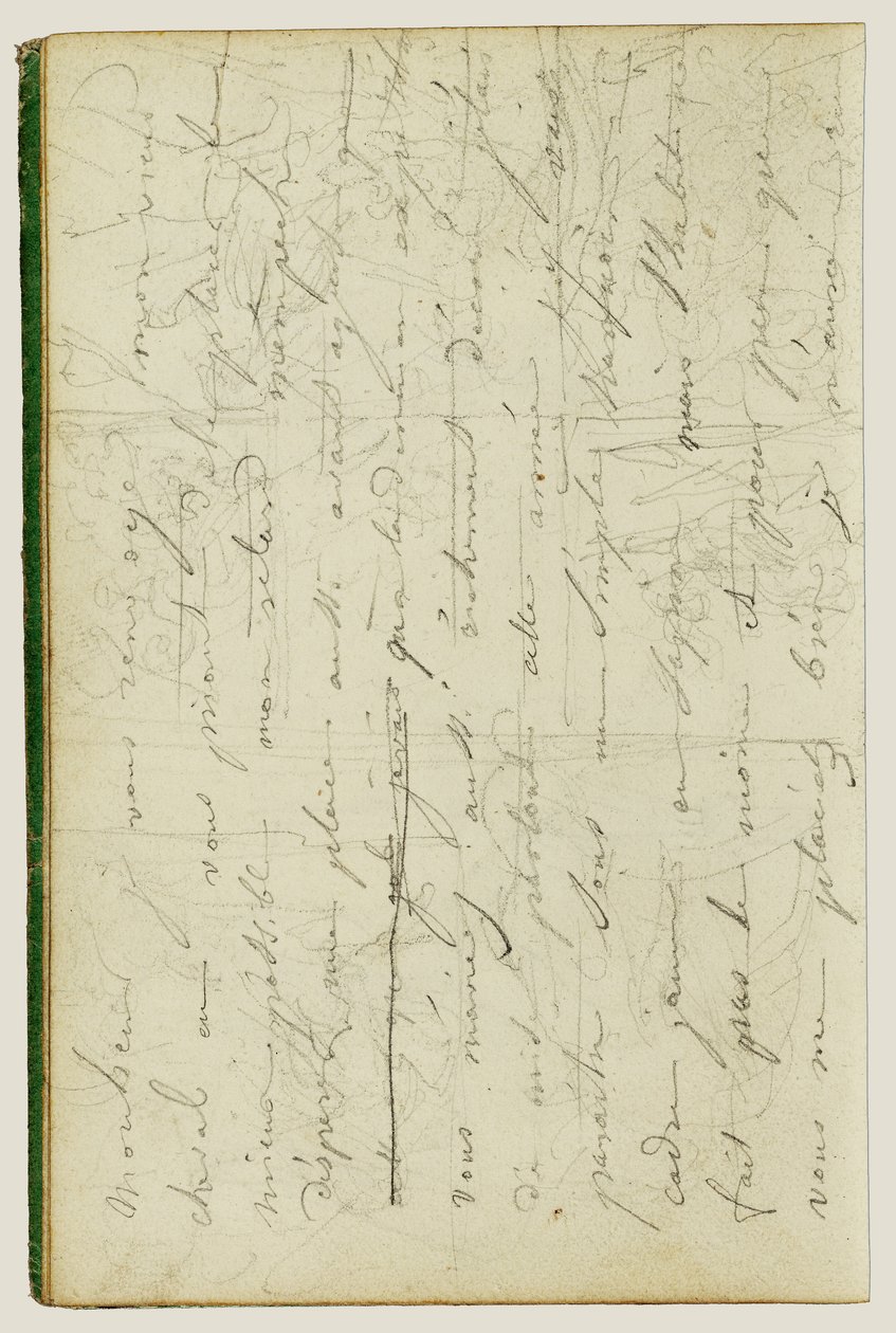 Projet de lettre - Theodore Gericault