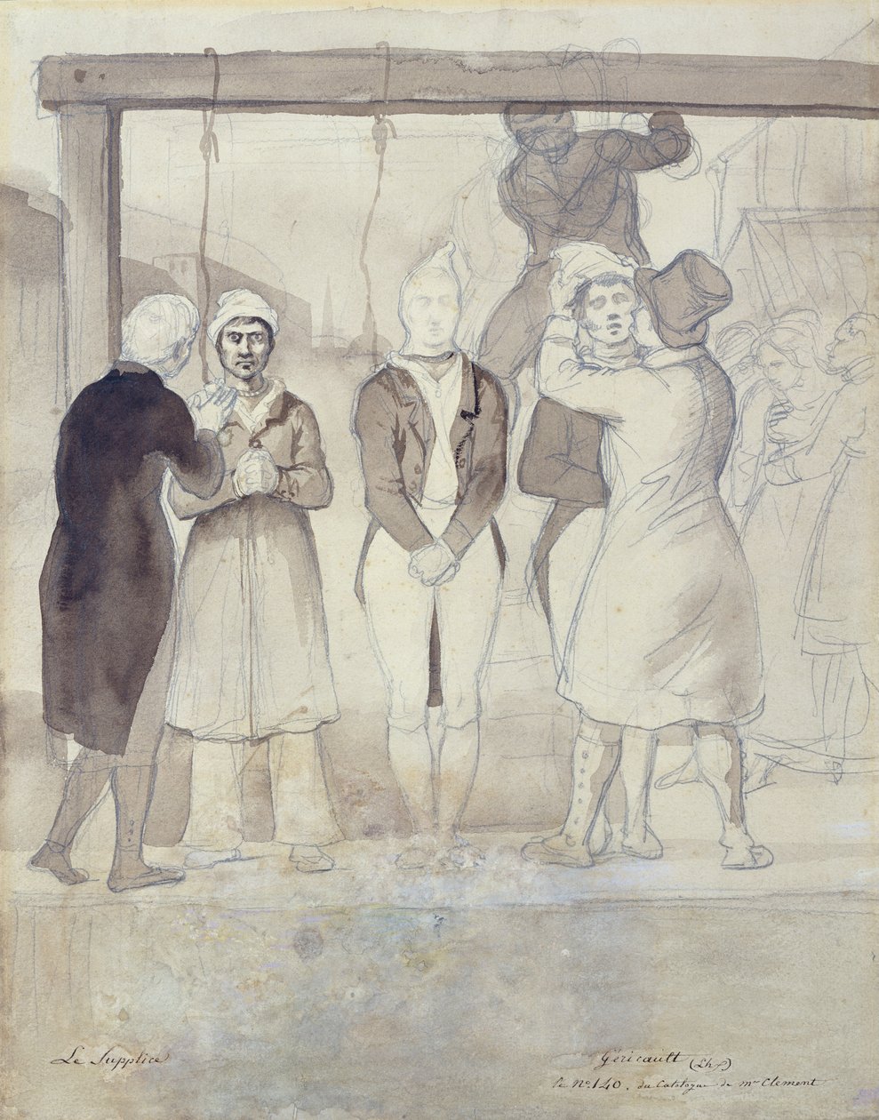 Exécution à Londres (la punition) - Theodore Gericault