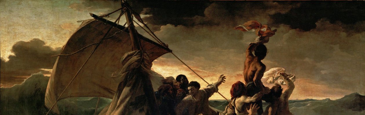 Français :  Le Radeau de La Méduse The Raft of the Medusa - Theodore Gericault
