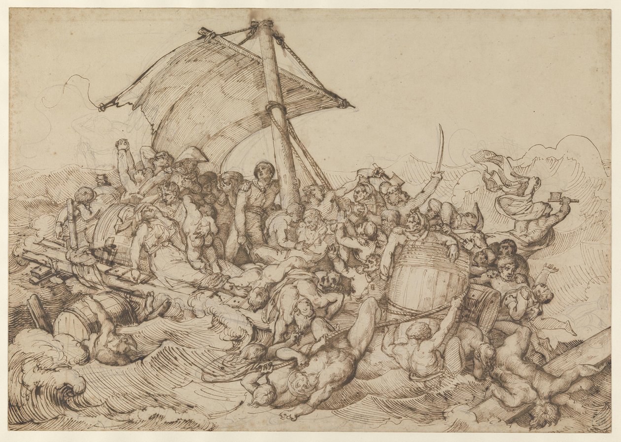 Le radeau avec les naufragés de la frégate « La Méduse » - Theodore Gericault