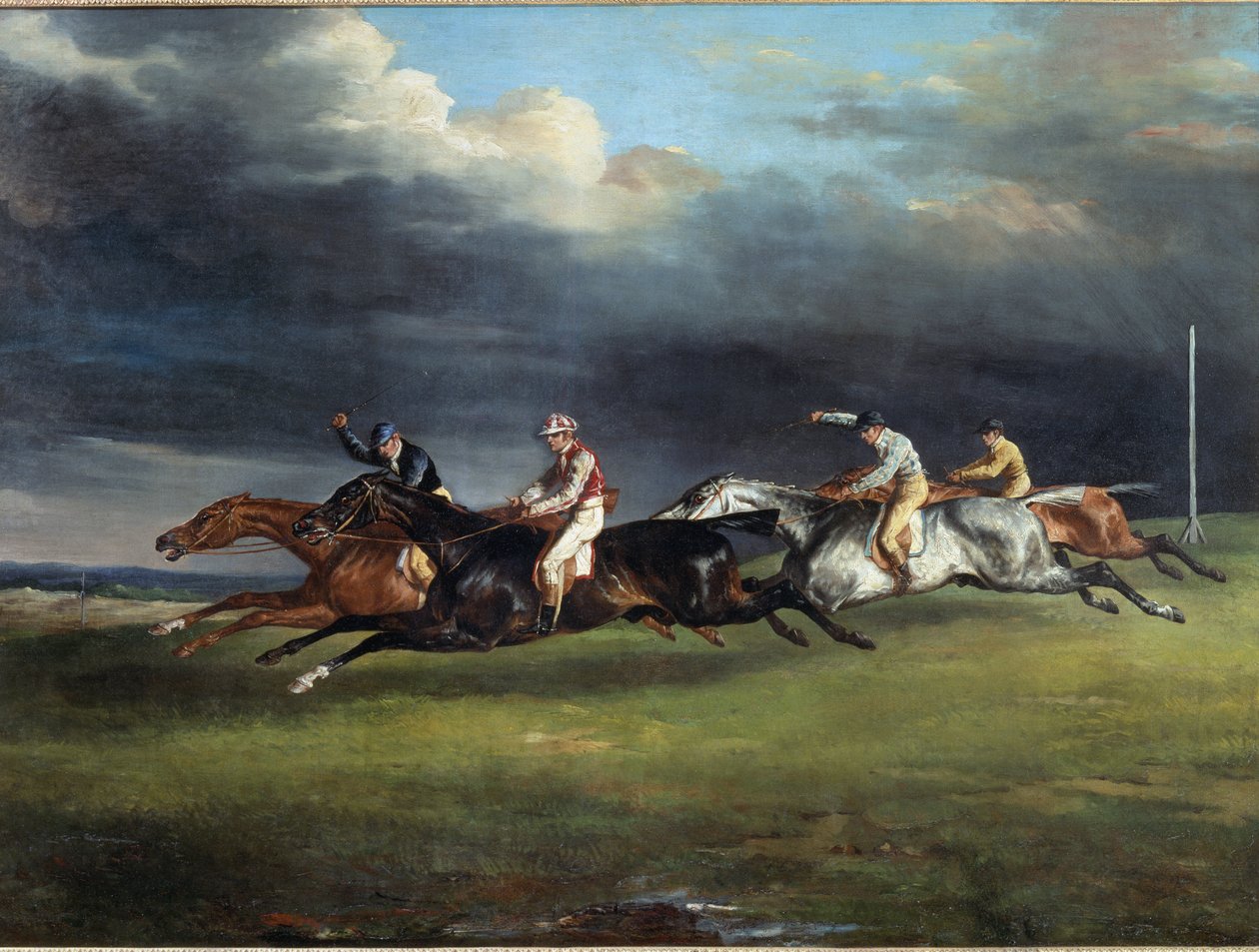 Course de chevaux dite le derby à Epsom - Theodore Gericault
