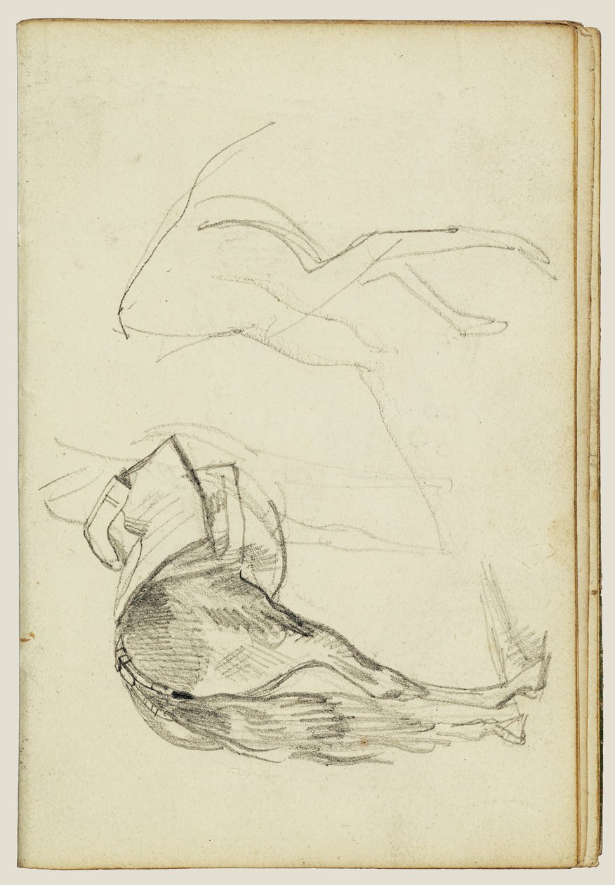 Études sur les chevaux - Theodore Gericault
