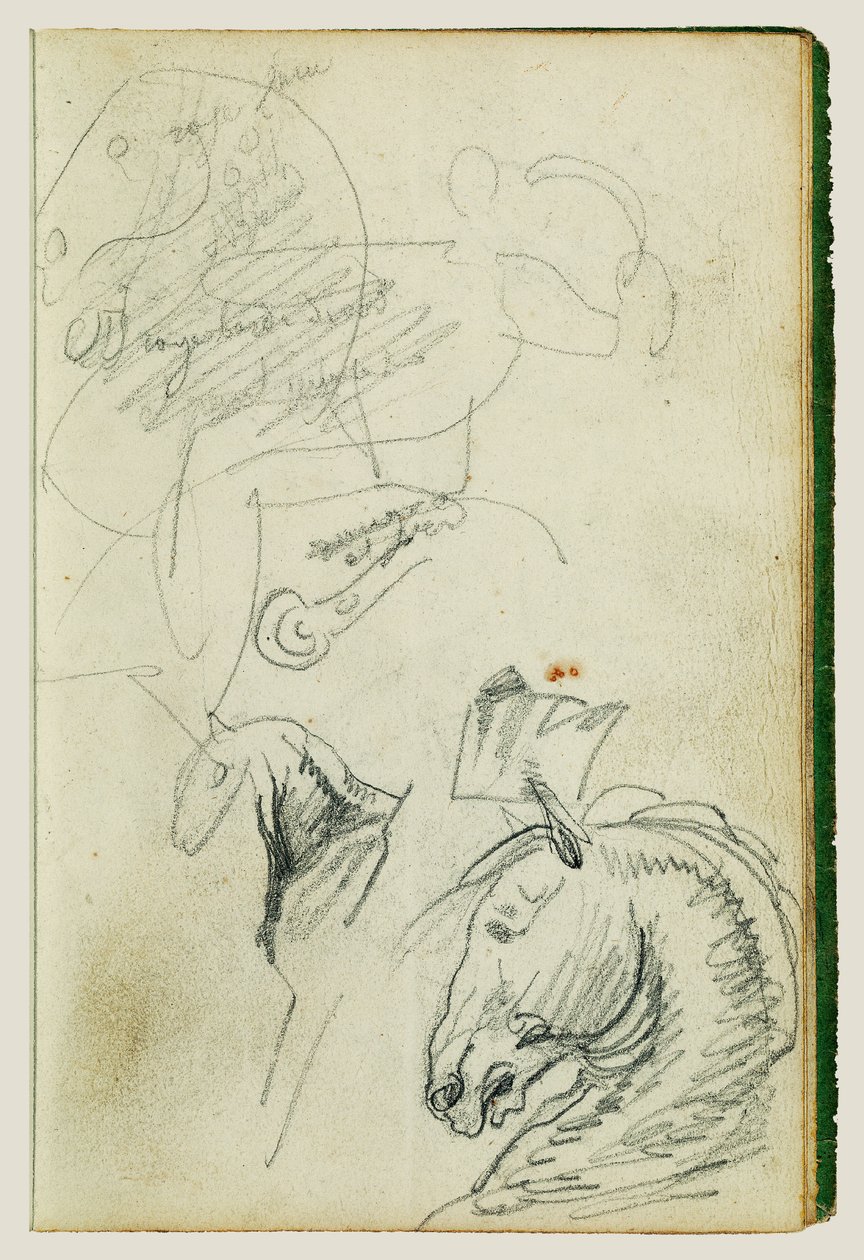 Études sur les chevaux - Theodore Gericault