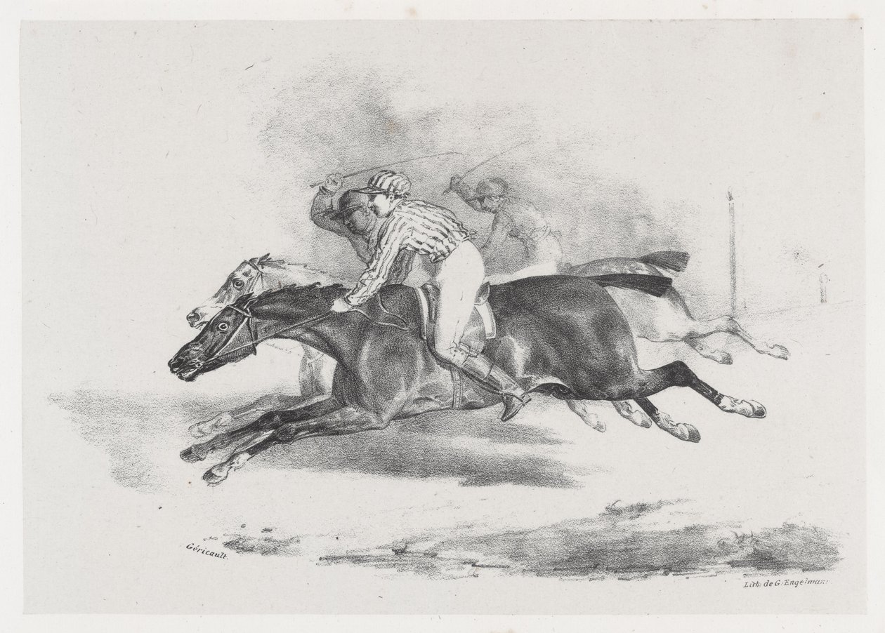 La Course (La Course) - Theodore Gericault