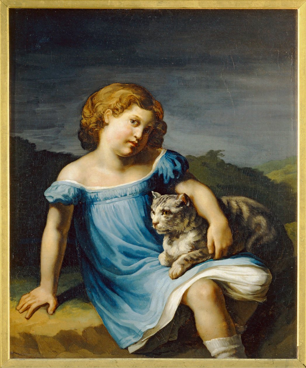 Louise Vernet enfant. Louise Vernet, fille d