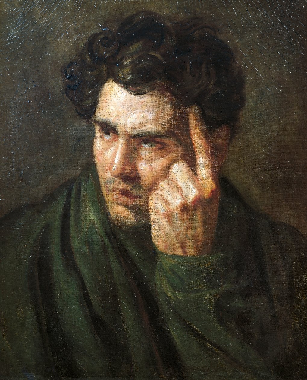 Portrait de Lord Byron, par Jean-Louis Théodore Géricault - Theodore Gericault