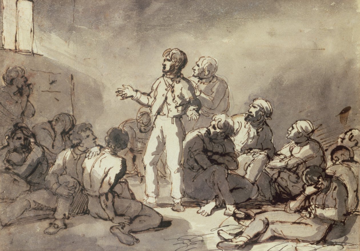 Prisonniers dans une cellule - Theodore Gericault