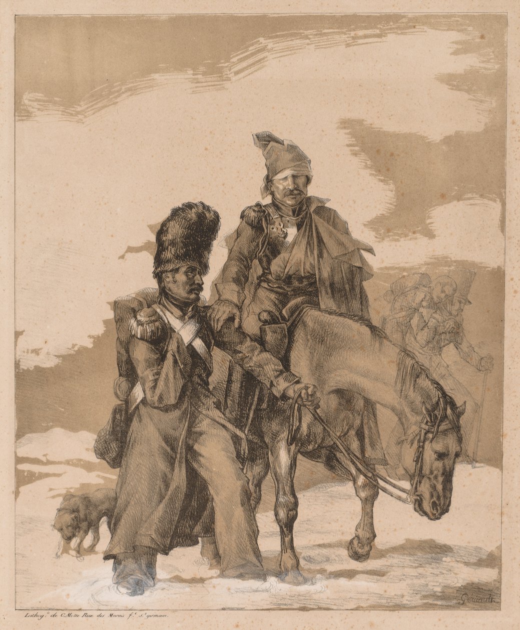 Retour de Russie, vers 1818 - Theodore Gericault