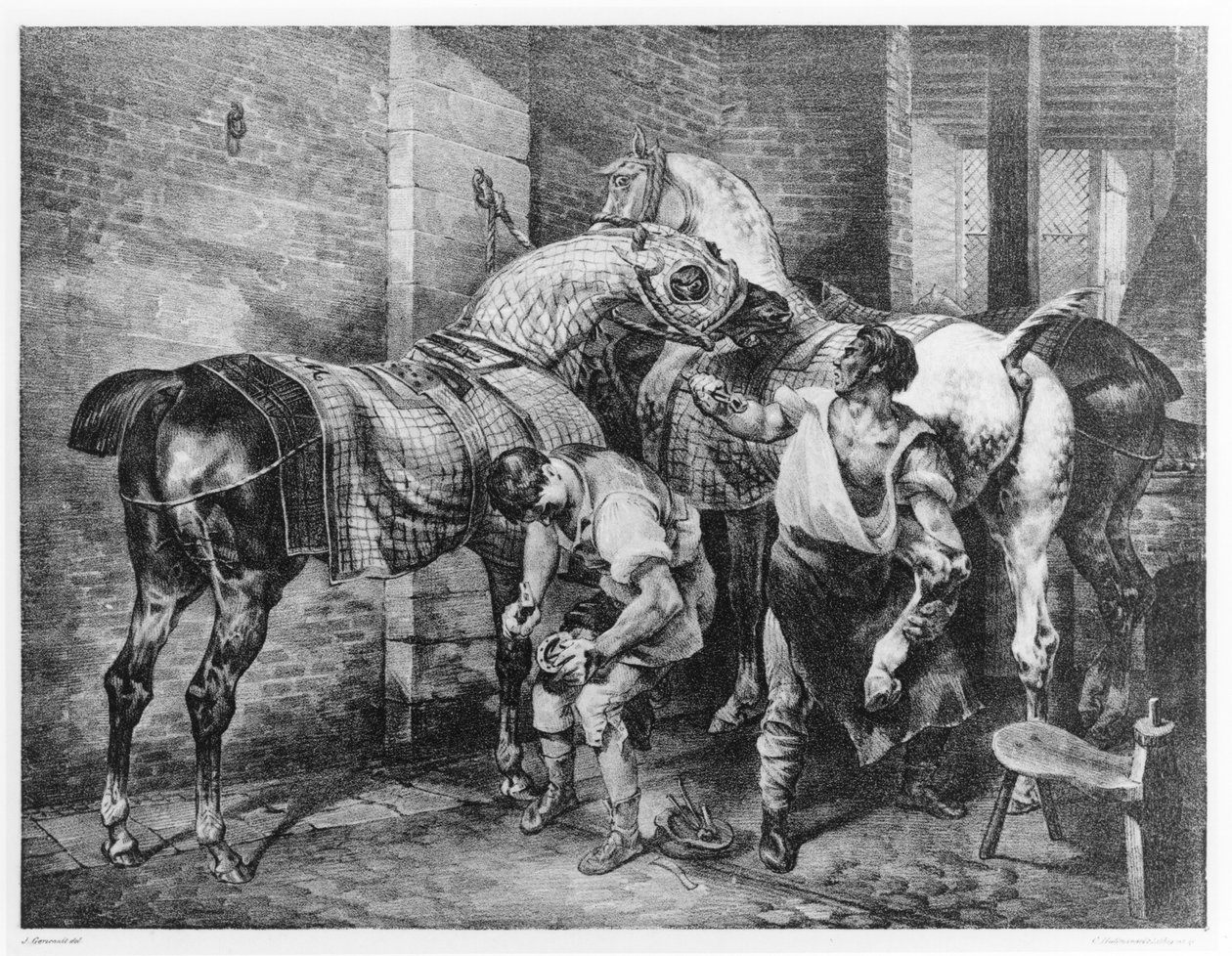 Le maréchal-ferrant anglais - Theodore Gericault