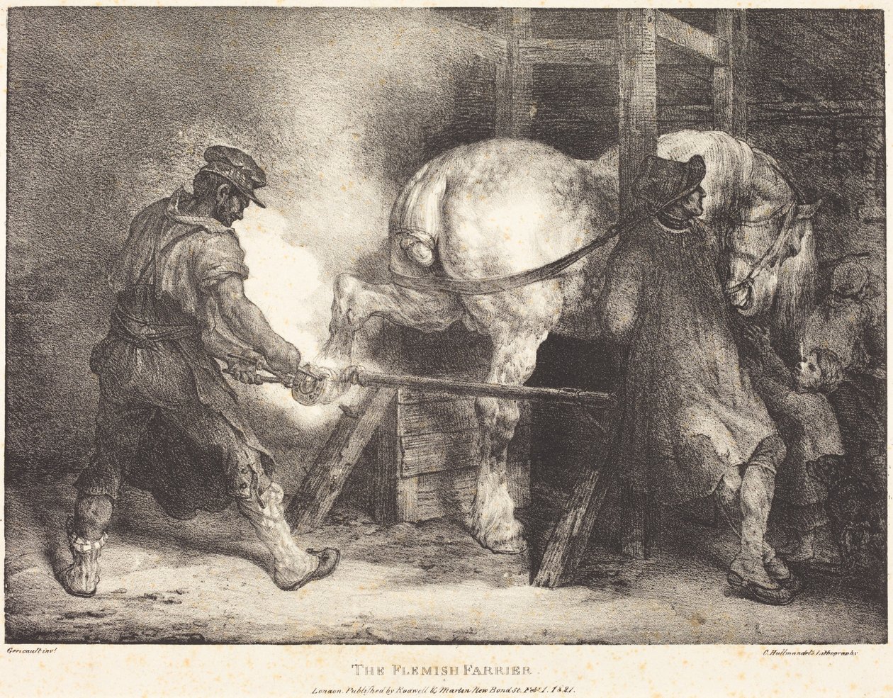 Le maréchal-ferrant flamand - Theodore Gericault