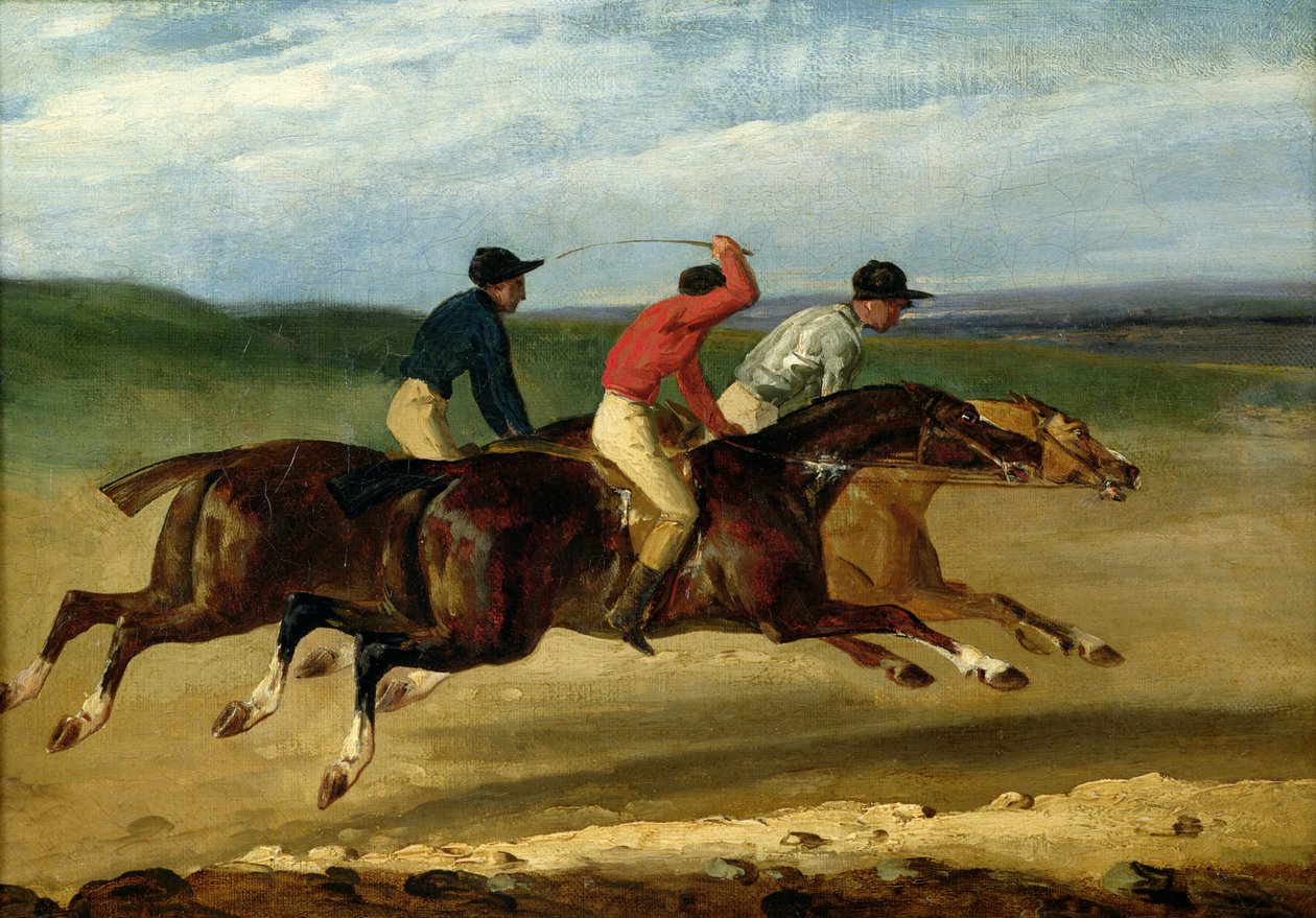 La Course de chevaux - Theodore Gericault