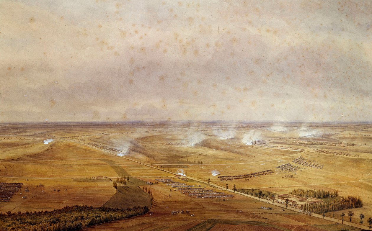 Guerres de Coalition : La bataille de Valmy le 20/09/1792 qui a vu la victoire des Français contre les Prussiens - Theodore Jung
