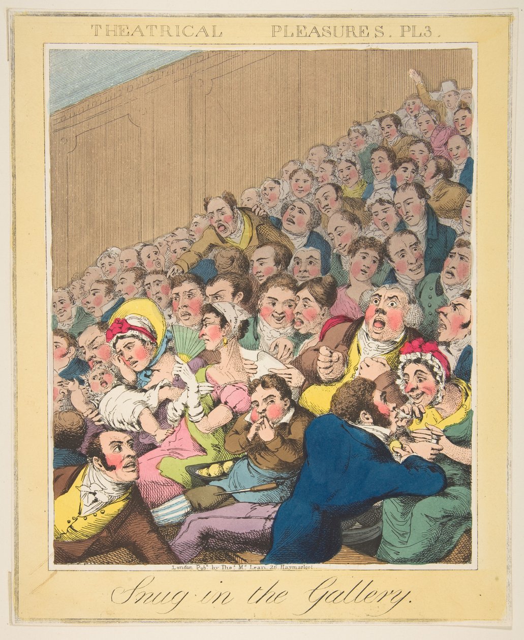 Plaisirs théâtraux, Bien installé dans la galerie, Planche 3 - Theodore Lane