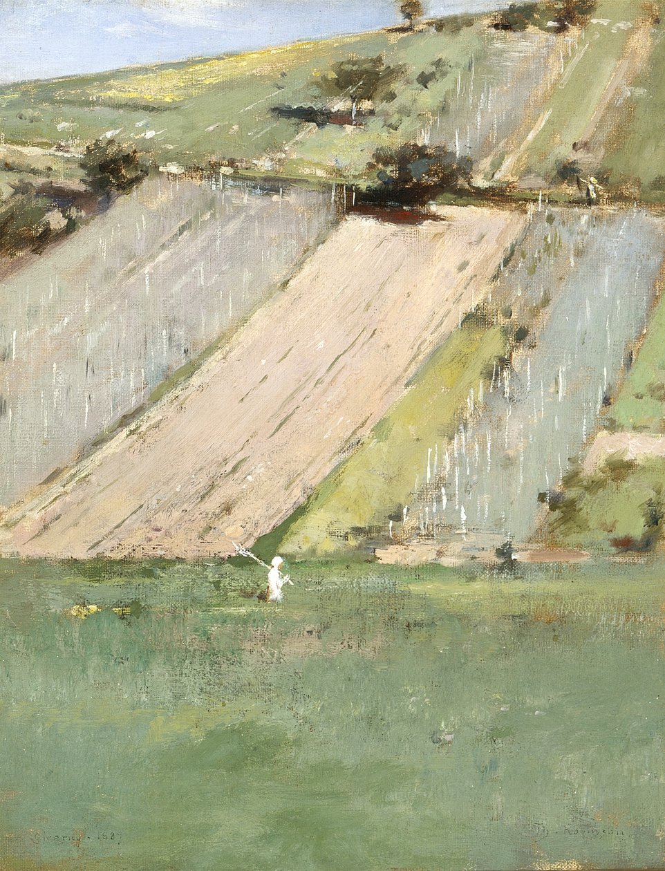 Une colline, Giverny - Theodore Robinson