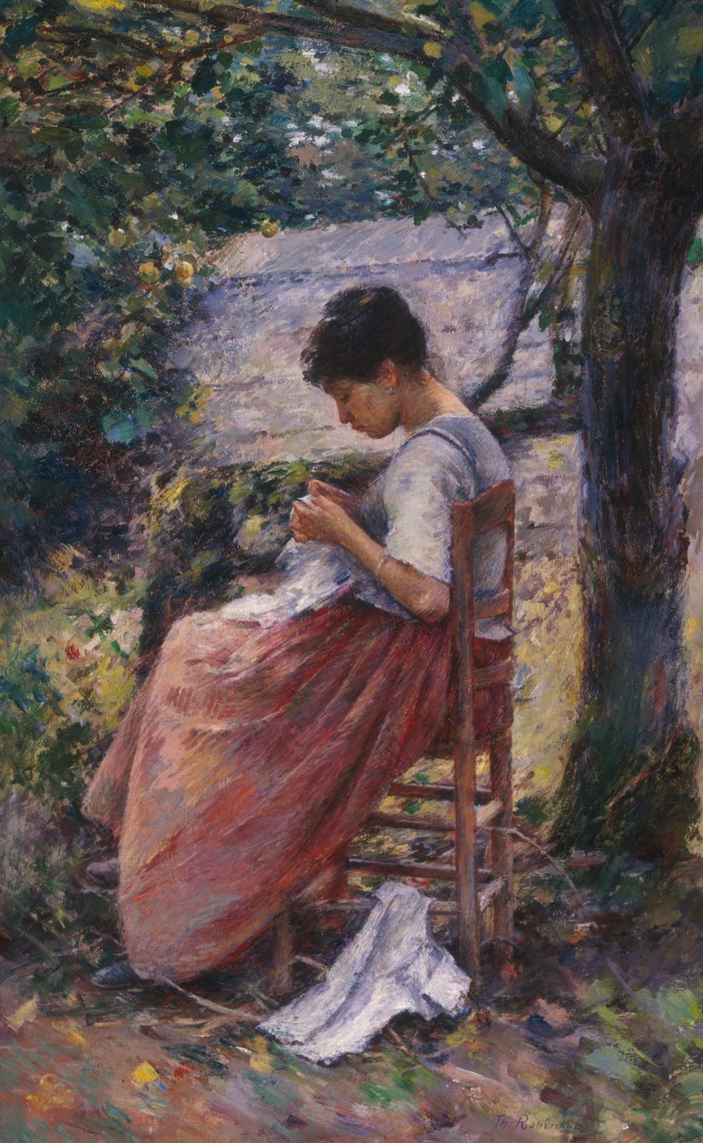 La layette - Theodore Robinson