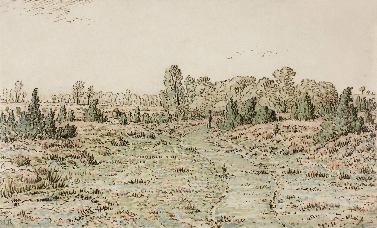 Sentier dans les Barbizonnières, 1864 - Pierre Etienne Theodore Rousseau