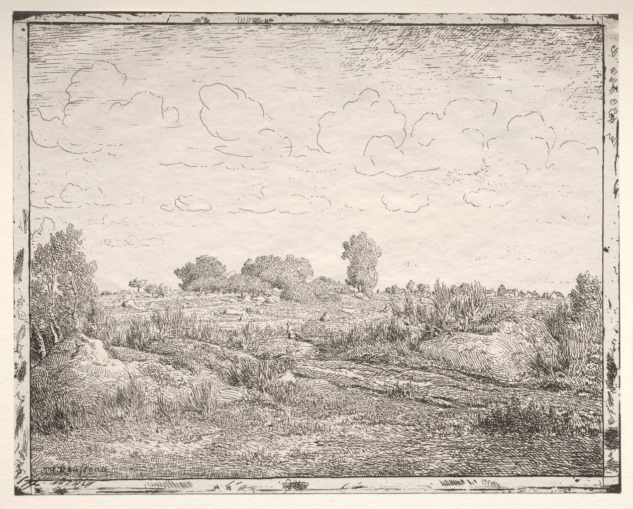 La Plaine de la Plante à Biau - Theodore Rousseau