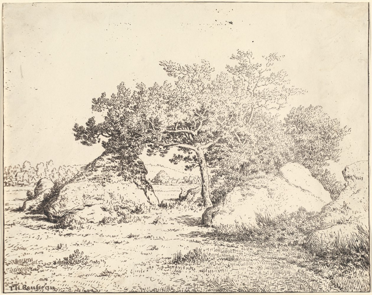 Le Cerisier de la Plante à Biau - Theodore Rousseau