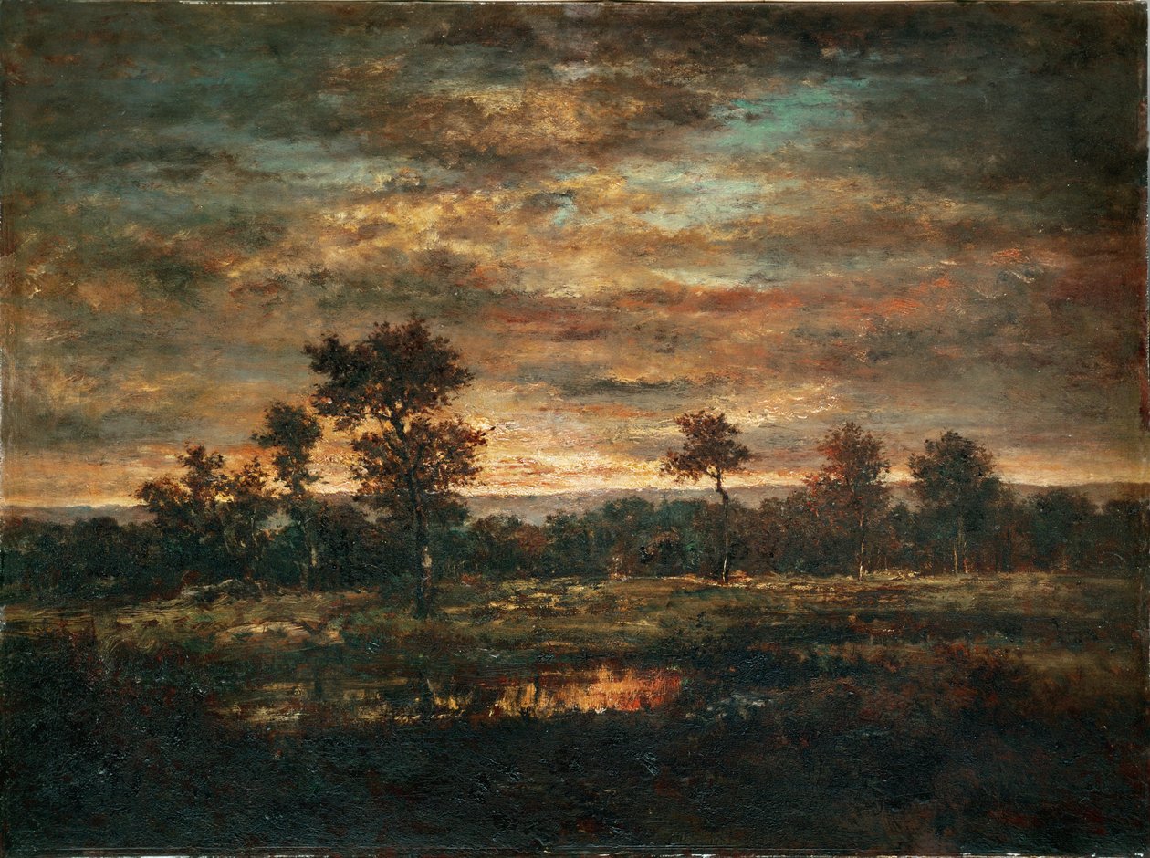 Mare et Lisiere de Bois … - Theodore Rousseau